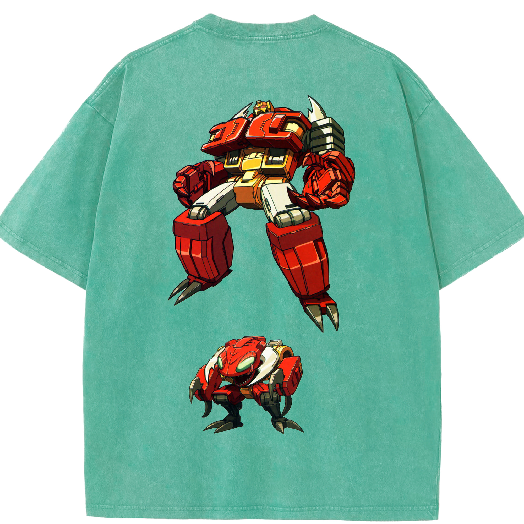 （画像用）  綿100% ヴィンテージ風 半袖Tシャツ（背面プリント）